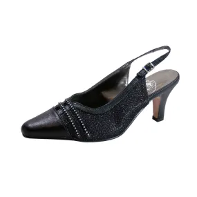 FLORAL Janice Women's Wide Width Dress Slingback Pumps