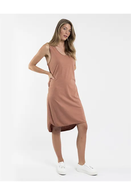 Foxwood Argousey Tank Dress Bronze