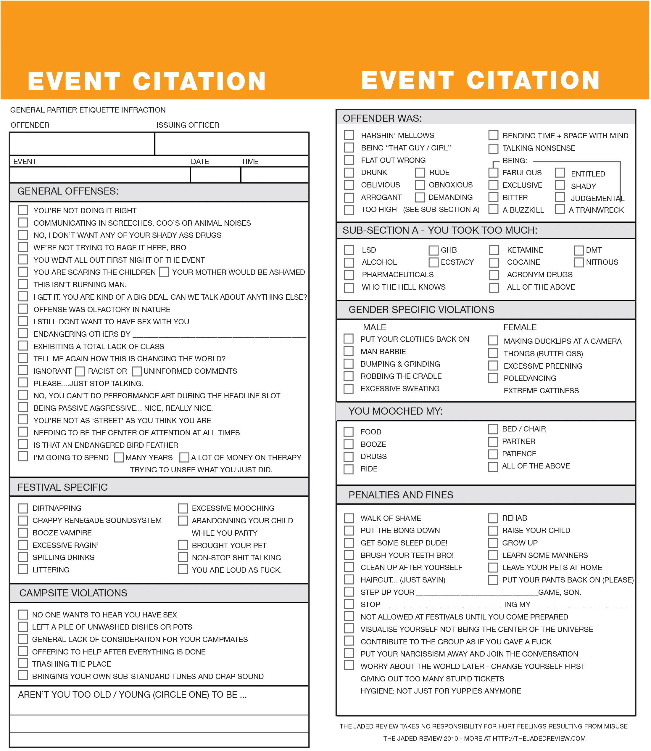 General Event Citation