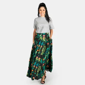 Ladies Reflection Floral Long Skirt
