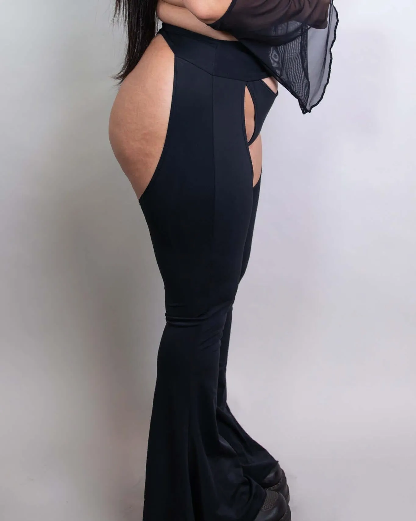 Matte Black Bell Chaps