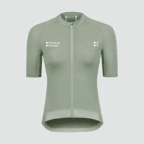Mono Womens Short Sleeve Jersey - Sage Grey