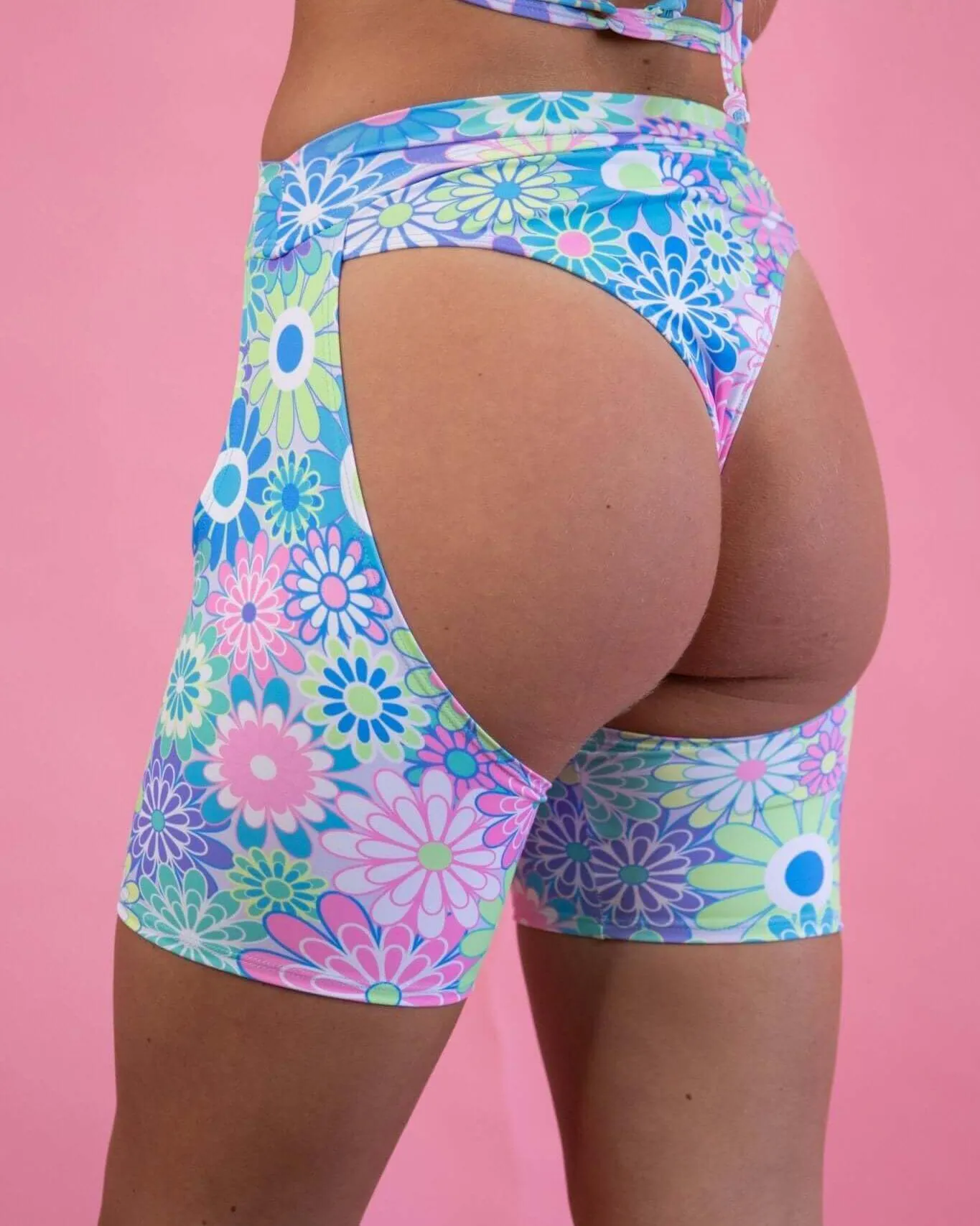 Retro Bloom Chaps