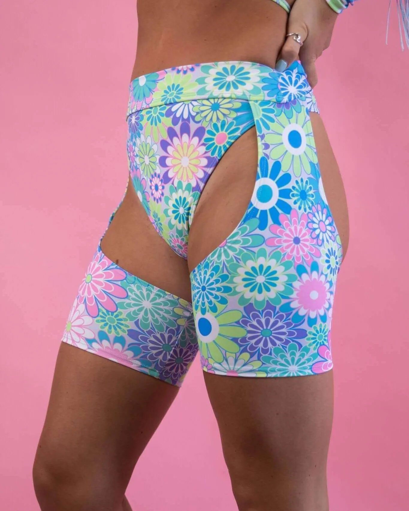 Retro Bloom Chaps