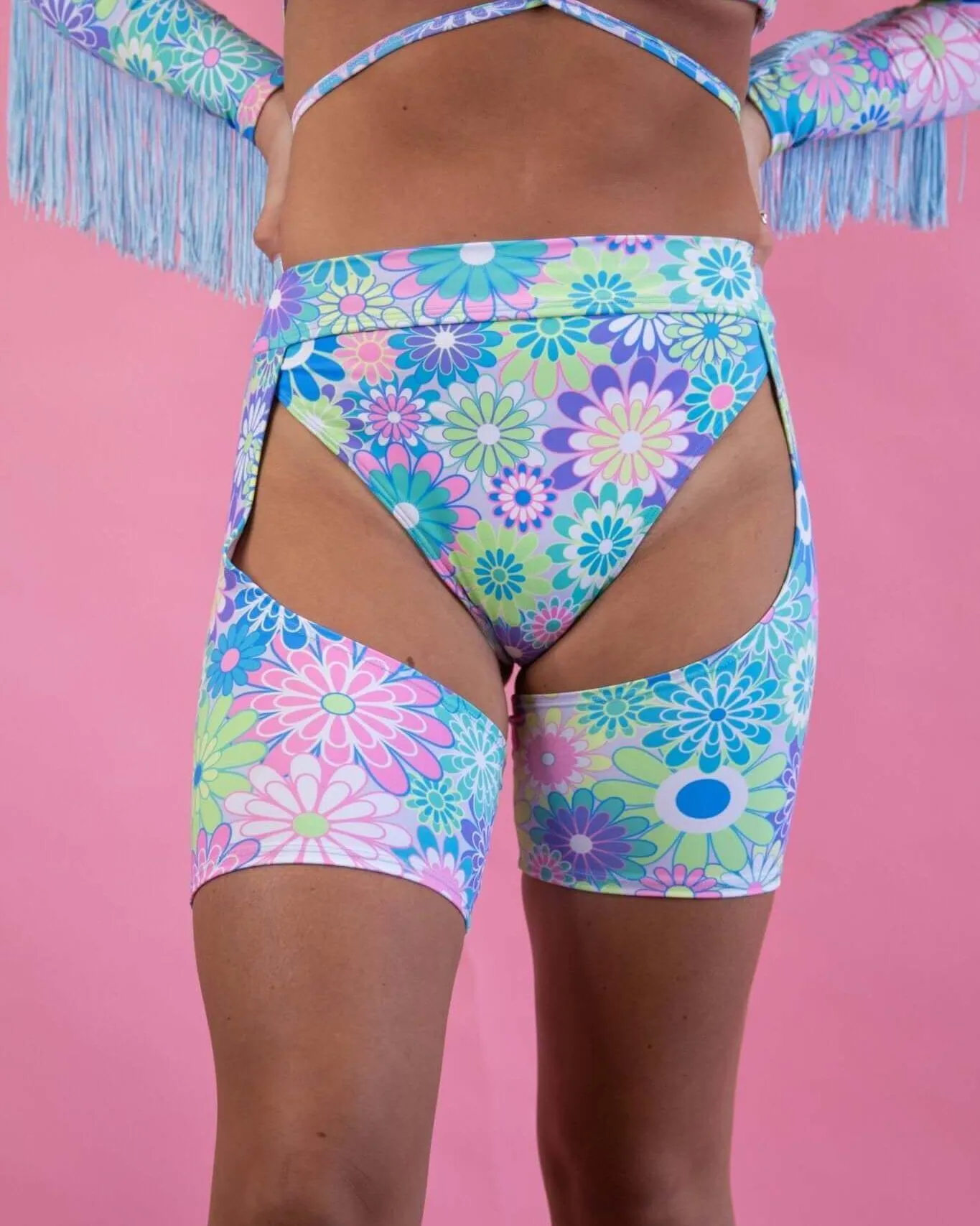 Retro Bloom Chaps
