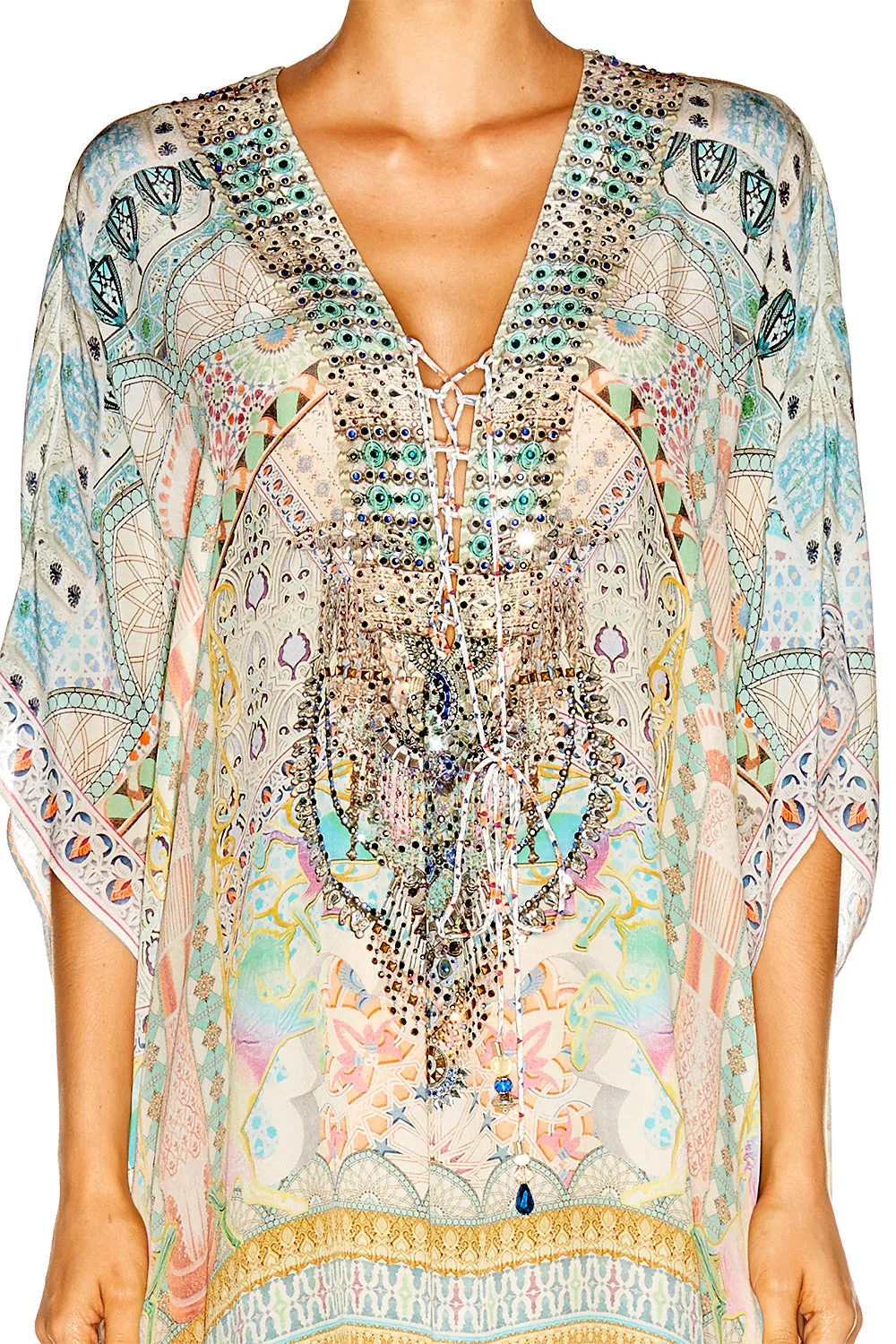 SHORT LACE UP KAFTAN MY DUBAI DREAM