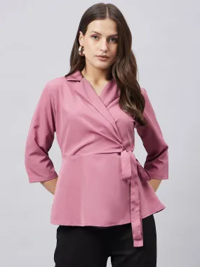 Style Quotient Women Solid Overlap Top