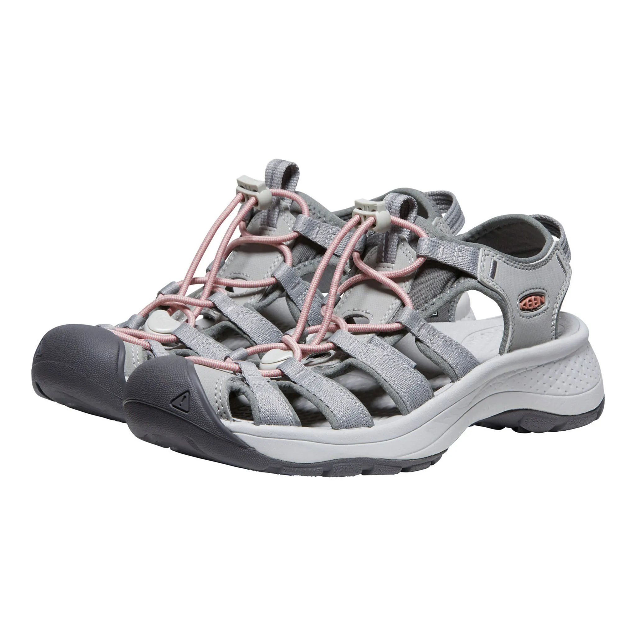 Women's Astoria West Sandal Grey/Coral